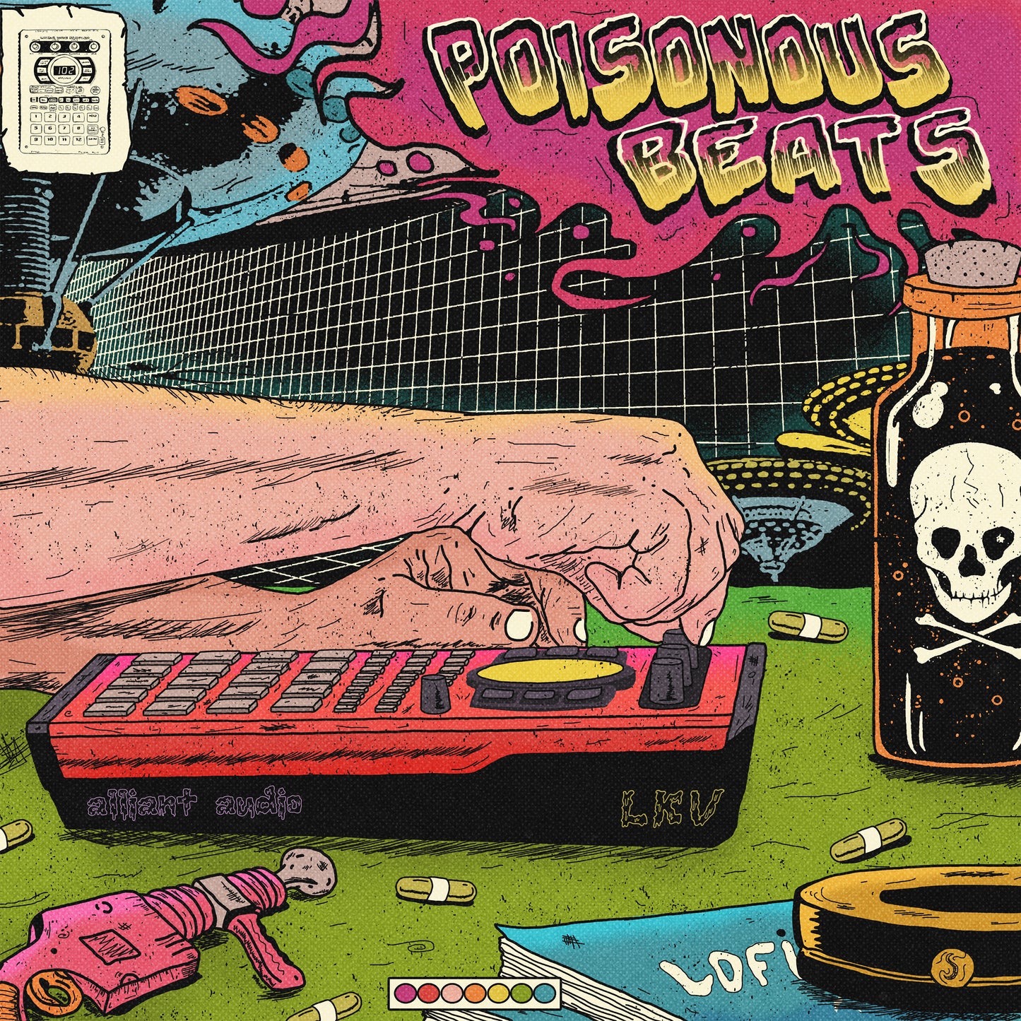 Alliant Audio Poisonous Beats Sample Pack - Cover Art