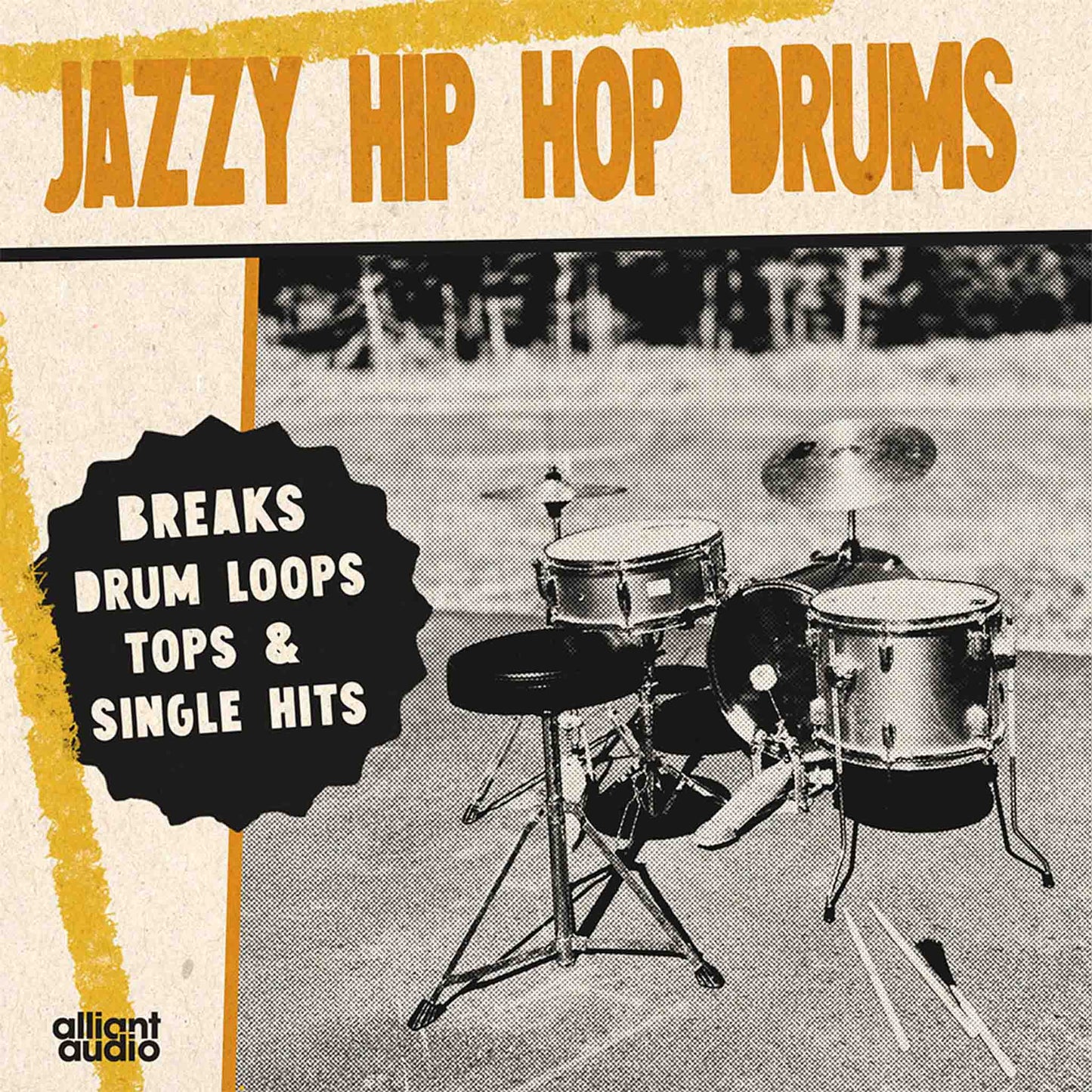 Alliant Audio - Jazzy Hip Hop Drums - Sample Pack Cover Artwork